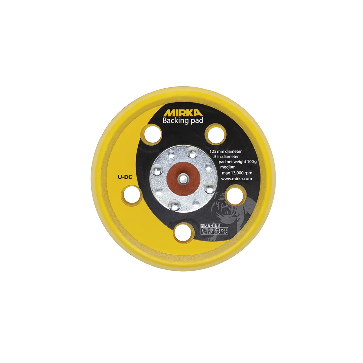 Plateau De Ponçage 150 Mm 6 Trous - Compatible Ridgid R2611, Crochet Et Boucle, Remplacement