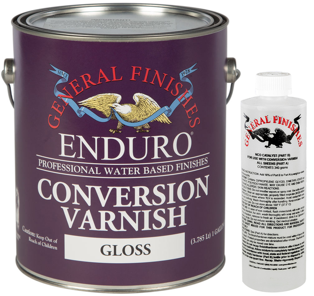 General Finishes' professional-grade Enduro Water-Based Pro Series Clear  Polyurethane