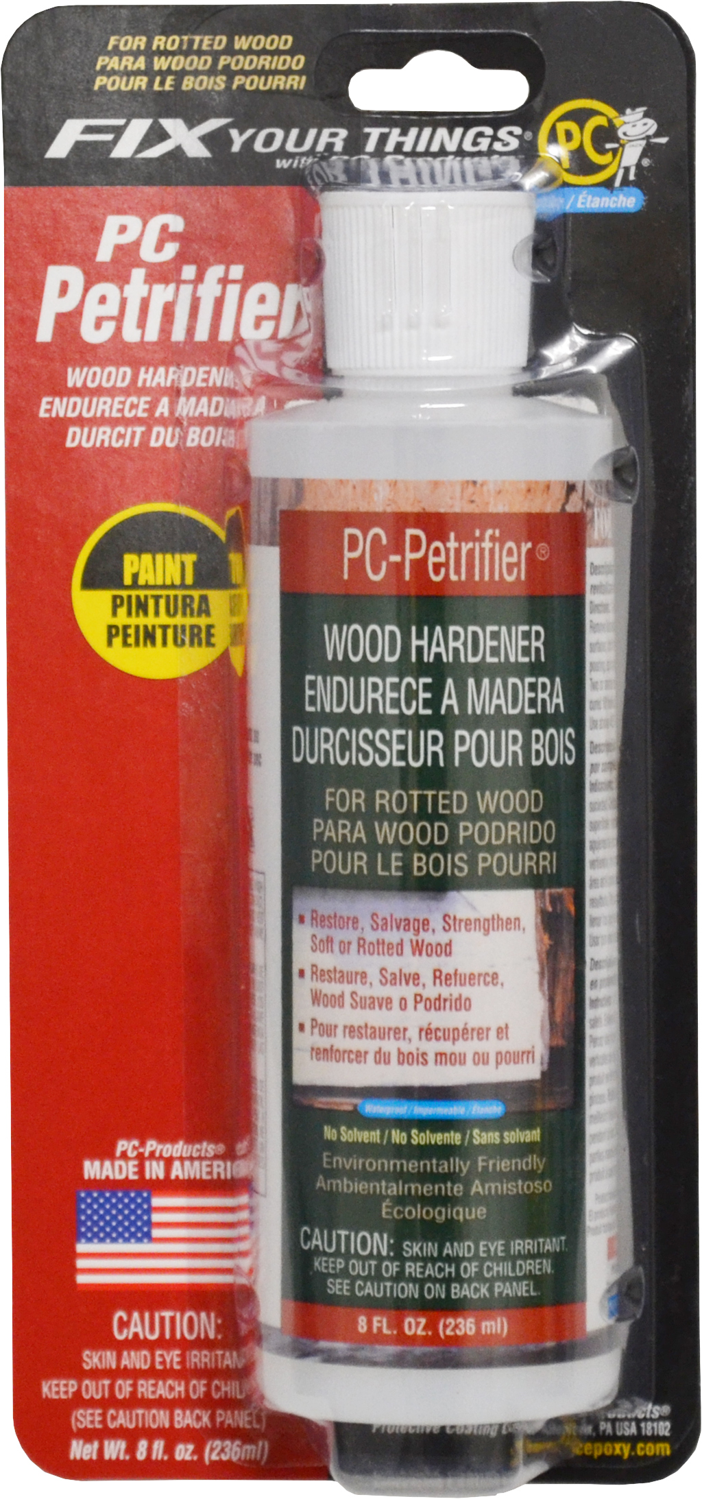 PC Products PC-Petrifier 16-oz Dries Amber Wood Hardener at
