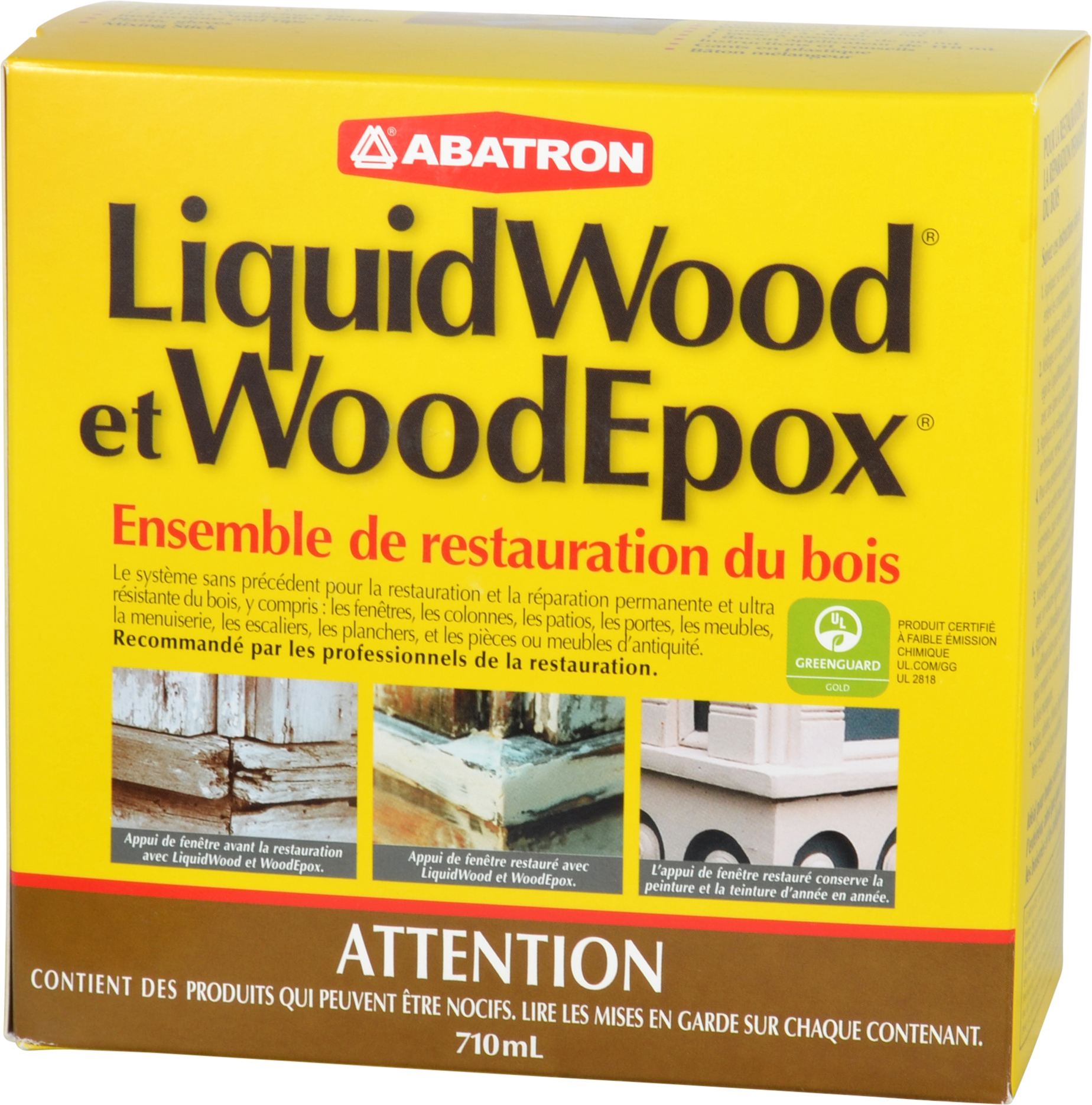 Ensemble pour restauration du bois LiquidWood & WoodEpox - Abatron - Ardec  - Produits pour bois