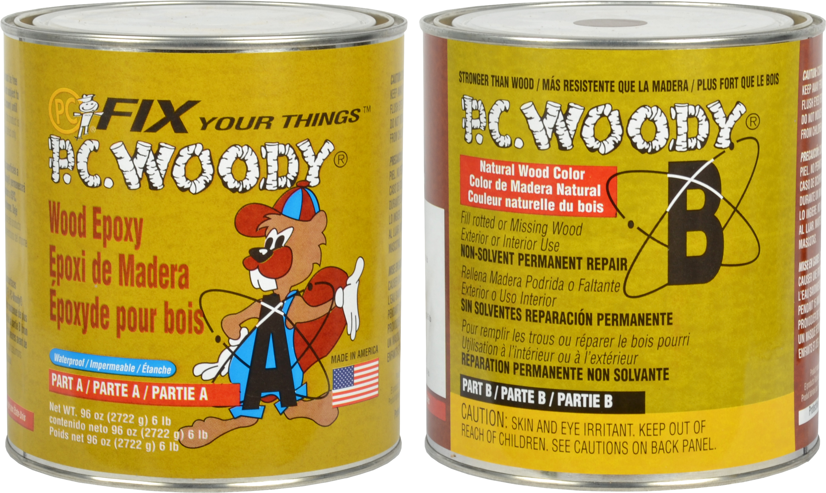 PC-Woody Epoxy Paste 12oz
