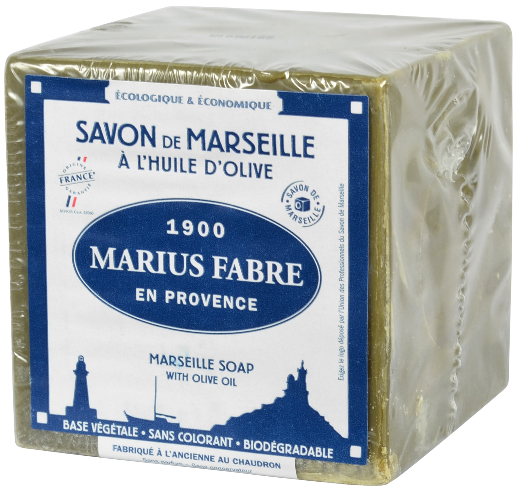 Marseille Soap with Olive Oil Marius Fabre Ardec Finishing Products