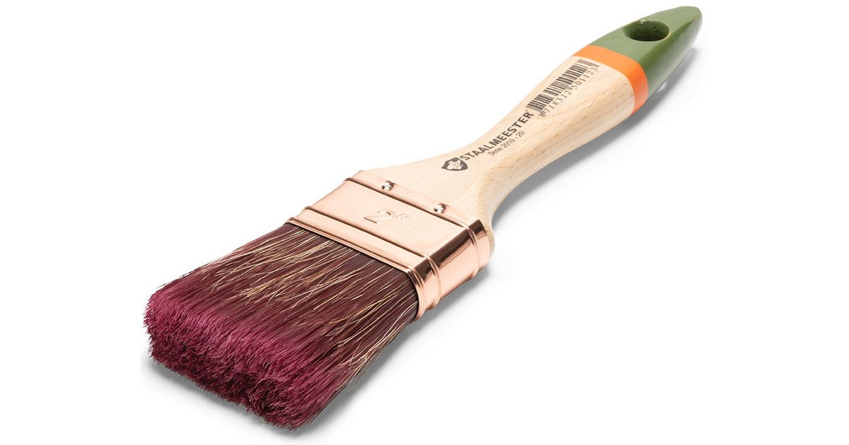 Zibra Pro Grade Pinceau coudé pour murs, garnitures et