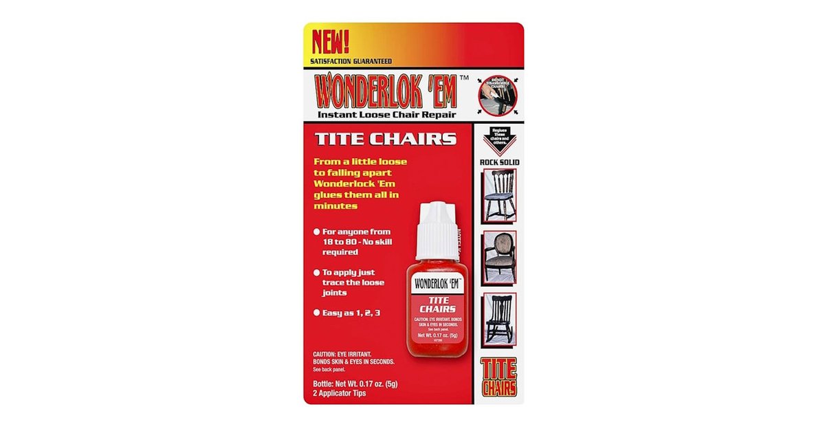 Wonderlok'em Tite Chairs - Instant Loose Chair Repair - Protective ...