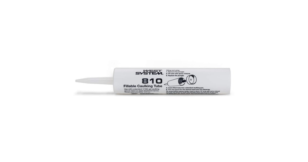 810 Fillable Caulking Tubes - West System - Ardec - Finishing Products
