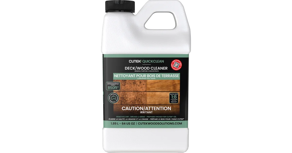 CUTEK QuickClean - Deck/Wood Cleaner - CUTEK - Ardec - Finishing Products