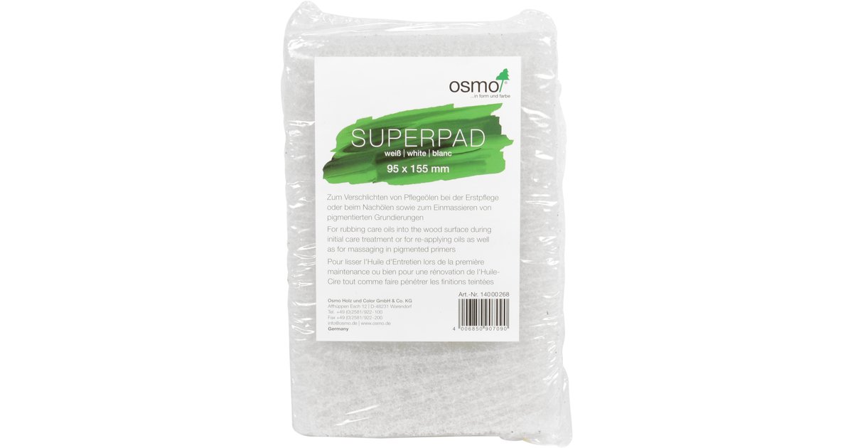 Pad De Polissage Haute Vitesse Janex Superpad Aqua Light - Bleu - 280 Mm - Pour Monobrosse (1000-3000 Tr/min)