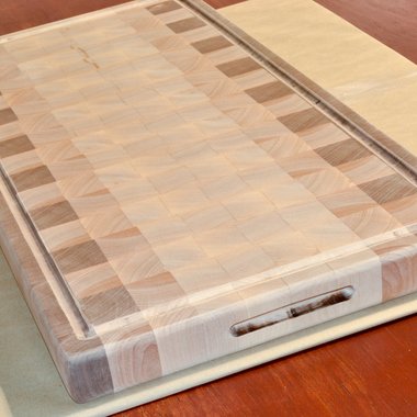 Planche à Découper Boucher – Chêne épais – Gros Grain – Bloc Américain – 16.5 X 10.75 Pouces – Neuve