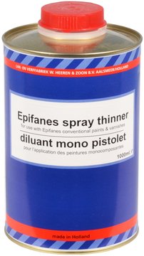 EPIFANES Brushthinner poly-urethane clear gloss lt.1 Nautica Illiano