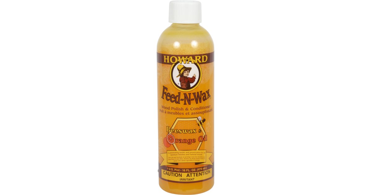 Feed-N-Wax Wood Polish and Conditioner - Howard Products - Ardec -  Finishing Products