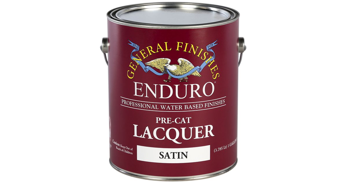 Enduro PreCat Lacquer General Finishes Ardec Finishing Products