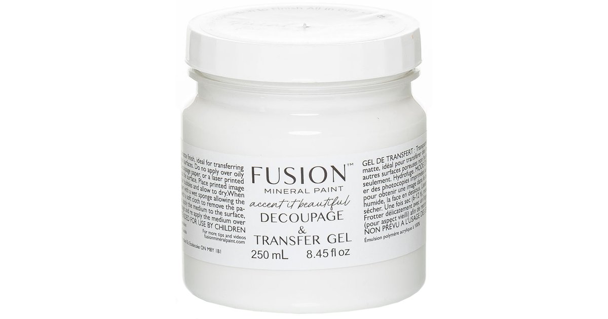 Fusion Decoupage & Transfer Gel Fusion Mineral Paint Ardec