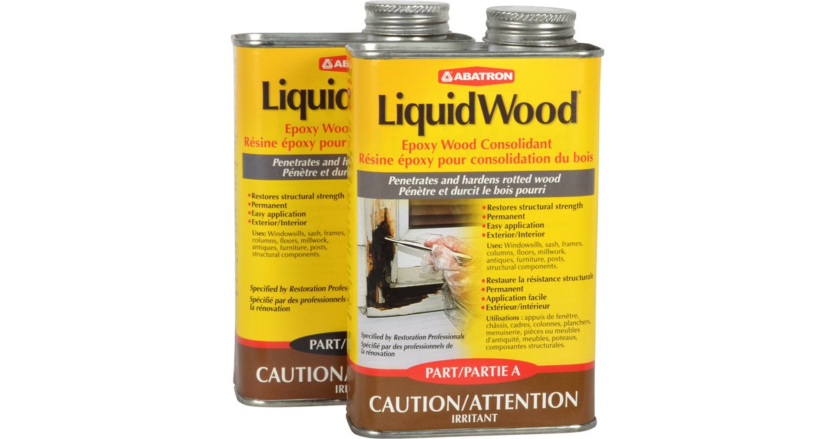 LiquidWood Epoxy Wood Consolidant Abatron Ardec Finishing Products