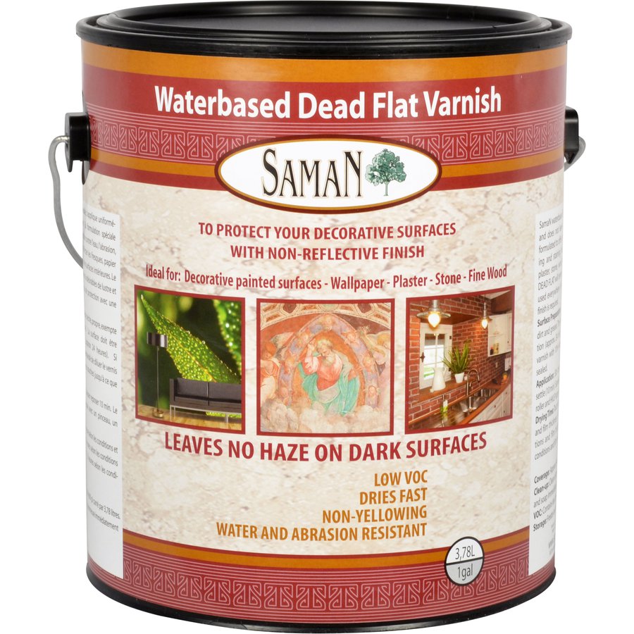 Waterbased Dead Flat Varnish SamaN Ardec Finishing Products