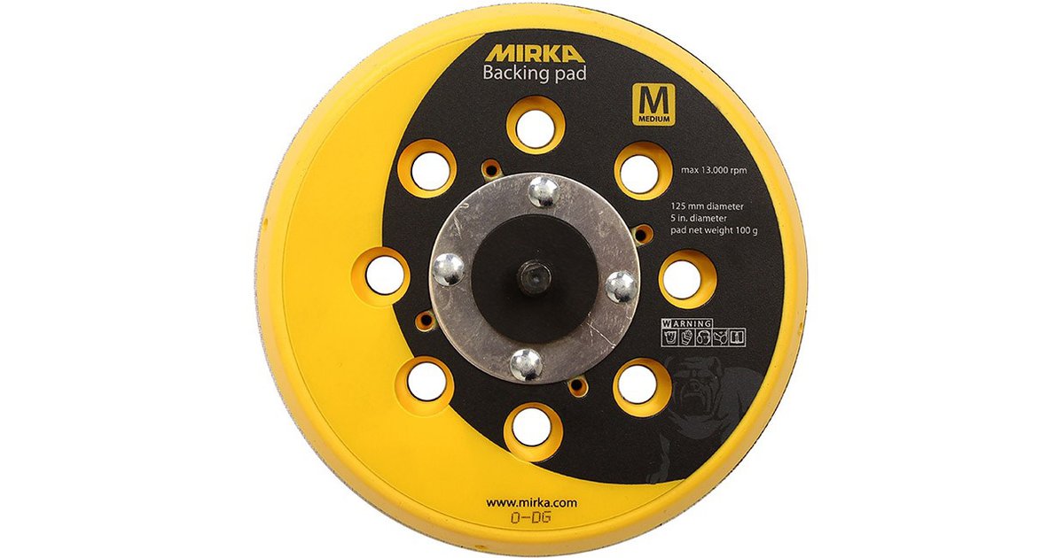 DEROS and PROS Backing Pad Mirka Ardec Finishing Products