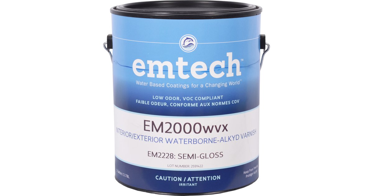EM2000wvx Waterborne Alkyd Varnish Emtech