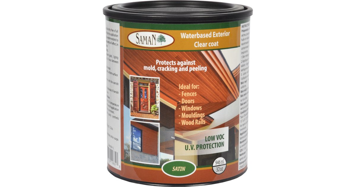 Waterbased Exterior Clear Coat SamaN Ardec Finishing Products
