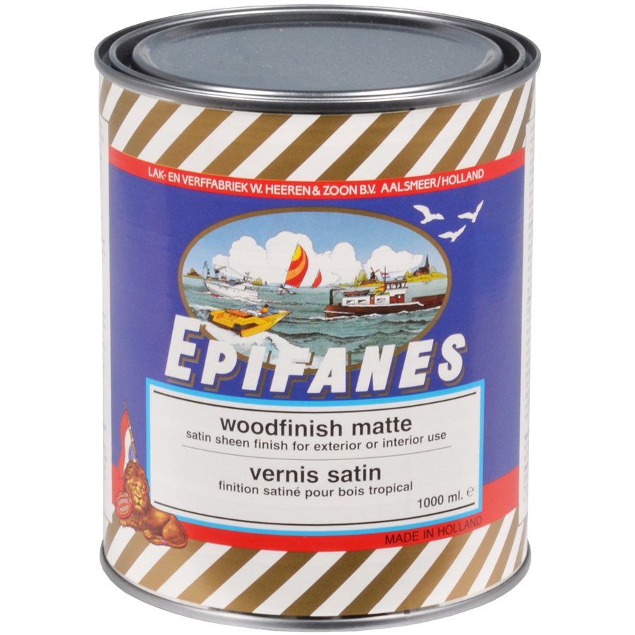 Vernis pour bateau MAT Gris kaki RAL 7008 pour bois et métal & kit