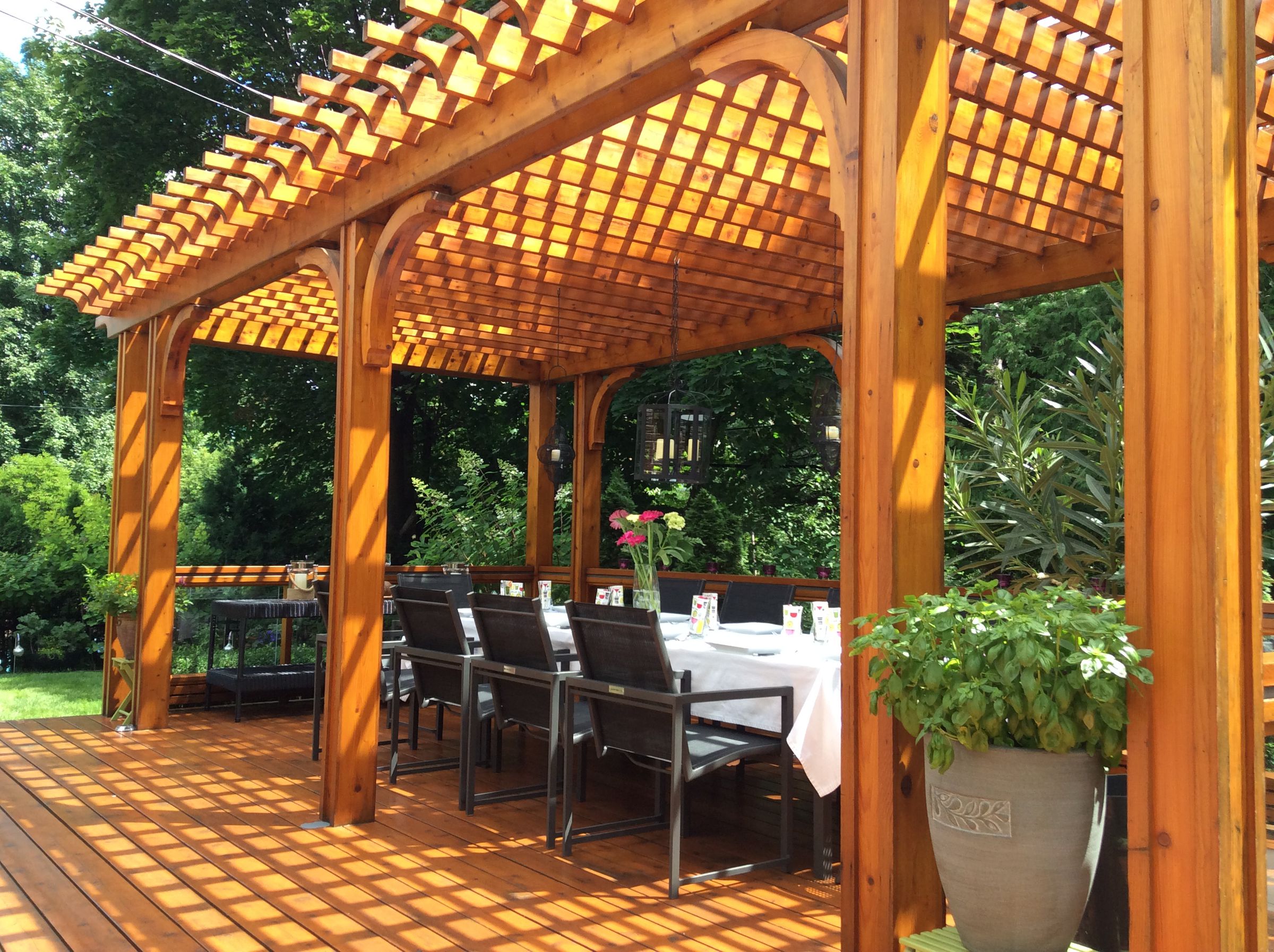 Le plus beau patio et pergola au Québec Coup cœur Déco Romax 2018