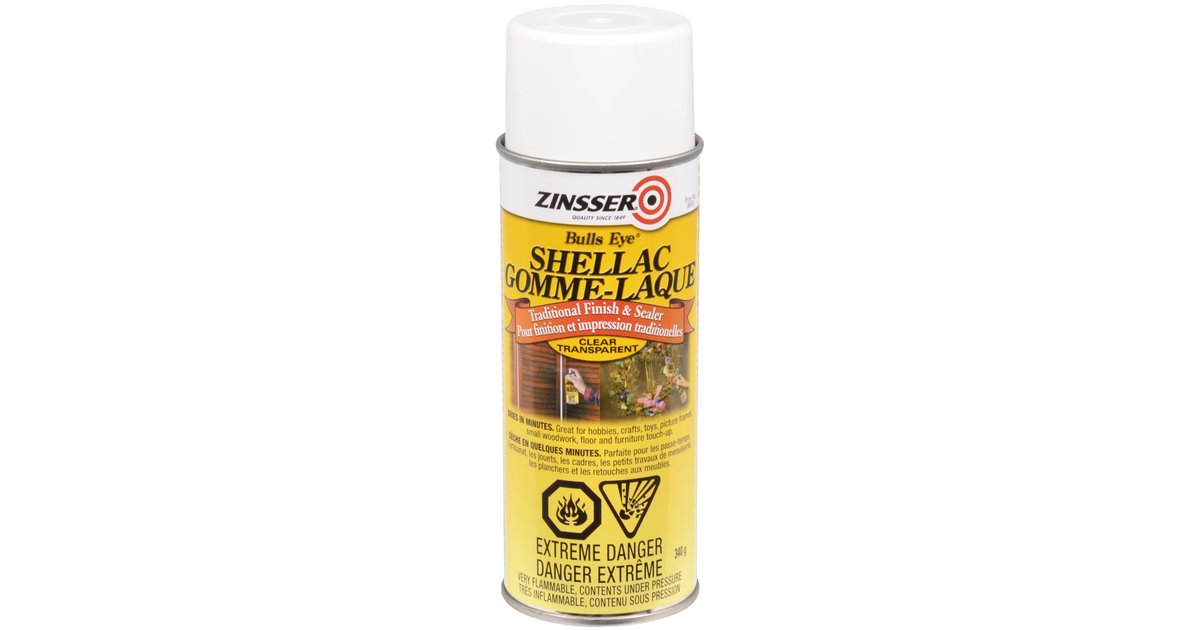 Bulls Eye Shellac Spray - Zinsser - Ardec - Finishing Products