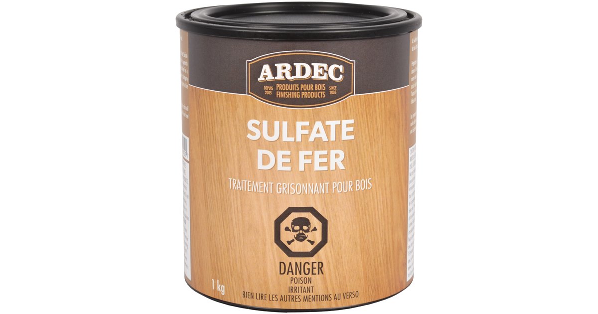 Sulfate de fer - Ardec - Ardec - Produits pour bois